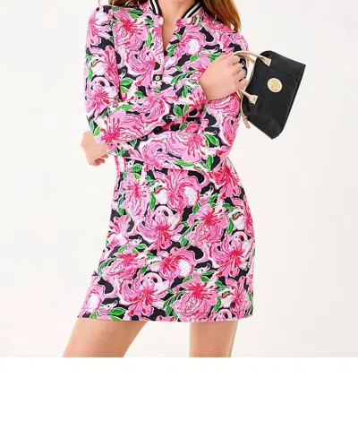 Lilly Pulitzer Love Active Dress In Onyx Party All The Time In Pink