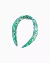 Lilly Pulitzer Low Knot Headband In Spearmint Blossom Views