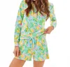 Lilly Pulitzer Loxley Knit Short In Bluette Make Lemonade In Blue