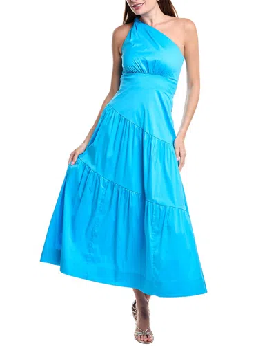 Lilly Pulitzer Lucilyn One Shoulder Cott In Blue
