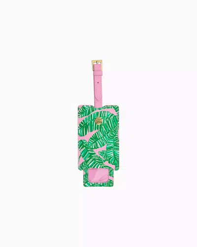Lilly Pulitzer Luggage Tag In Conch Shell Pink Lets Go Bananas