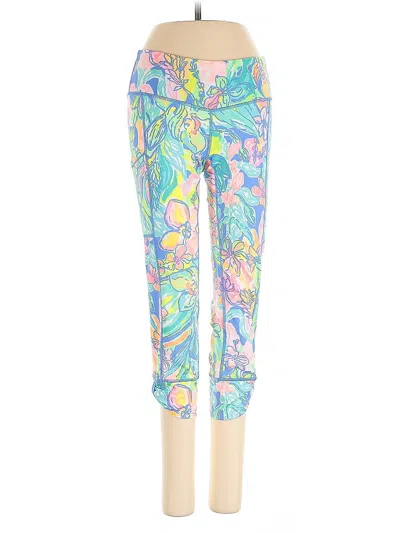 Pre-owned Lilly Pulitzer Luxletic Active Pants In Blue