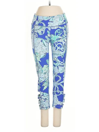 Pre-owned Lilly Pulitzer Luxletic Active Pants In Blue