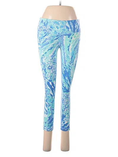 Pre-owned Lilly Pulitzer Luxletic Active Pants In Blue