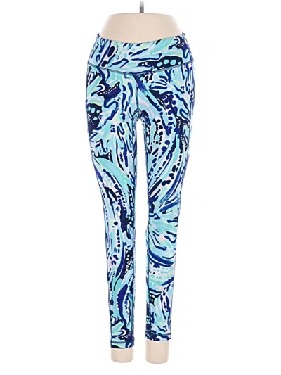Pre-owned Lilly Pulitzer Luxletic Active Pants In Blue