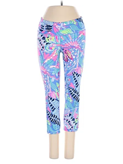 Pre-owned Lilly Pulitzer Luxletic Active Pants In Blue