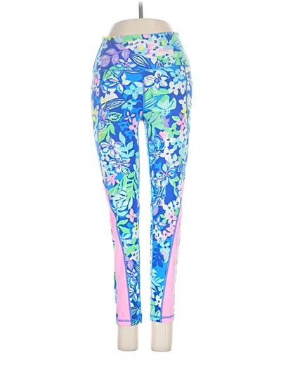 Pre-owned Lilly Pulitzer Luxletic Active Pants In Blue