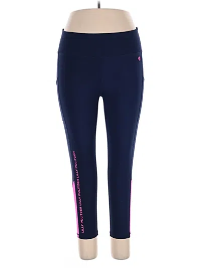 Pre-owned Lilly Pulitzer Luxletic Active Pants In Blue