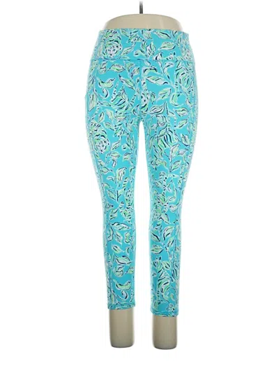 Pre-owned Lilly Pulitzer Luxletic Active Pants In Blue