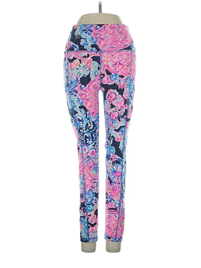 Pre-owned Lilly Pulitzer Luxletic Active Pants In Pink