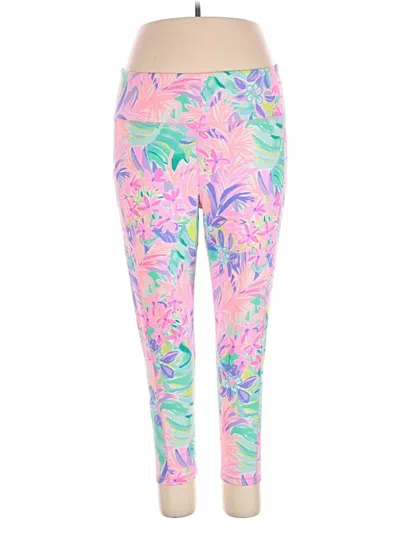Pre-owned Lilly Pulitzer Luxletic Active Pants In Pink