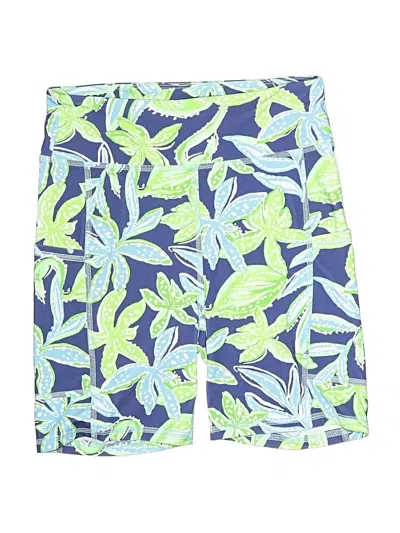 Pre-owned Lilly Pulitzer Luxletic Athletic Shorts In Blue