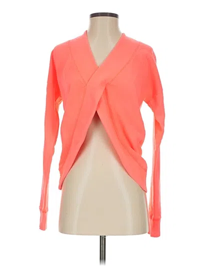 Pre-owned Lilly Pulitzer Luxletic Cardigan Sweater In Orange