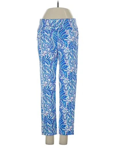 Pre-owned Lilly Pulitzer Luxletic Casual Pants In Blue