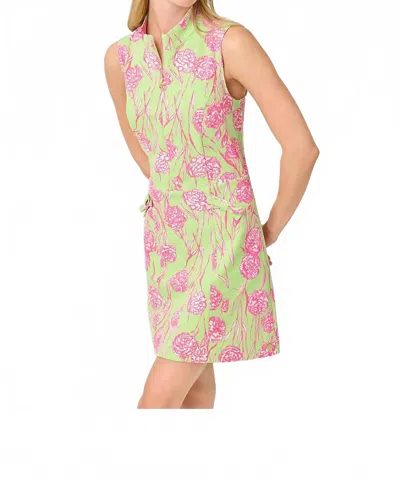 Lilly Pulitzer Luxletic Catarina Dress In Pistachio Macaron Alina In Green