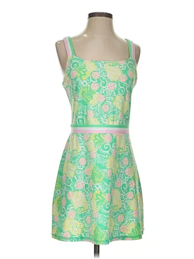 Pre-owned Lilly Pulitzer Luxletic Cocktail Dress In Green