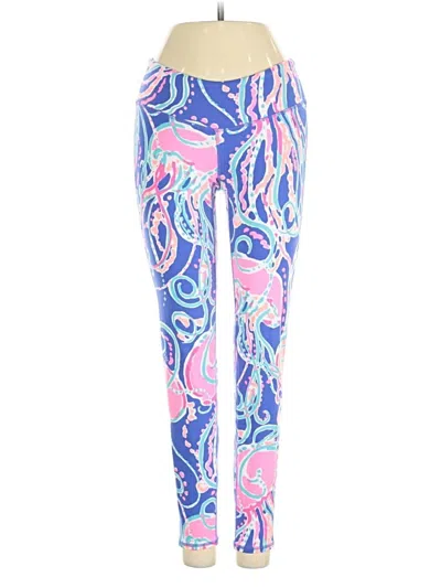 Pre-owned Lilly Pulitzer Luxletic Leggings In Blue