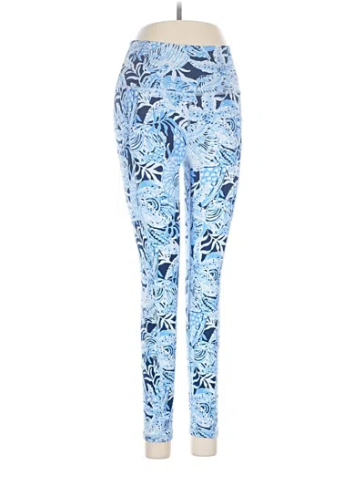 Pre-owned Lilly Pulitzer Luxletic Leggings In Blue