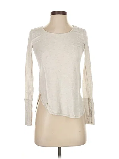 Pre-owned Lilly Pulitzer Luxletic Long Sleeve T-shirt In White