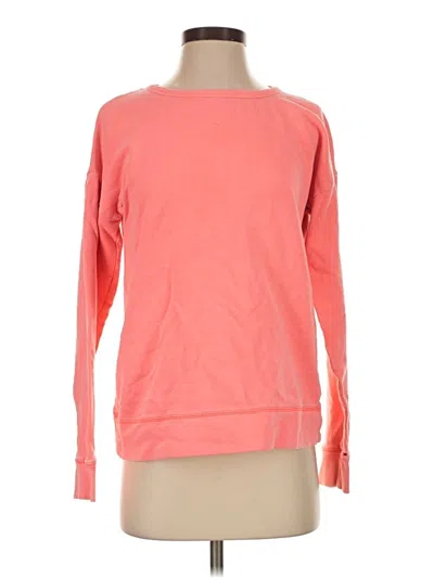 Pre-owned Lilly Pulitzer Luxletic Long Sleeve Top Orange Boatneck Tops