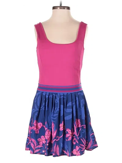 Pre-owned Lilly Pulitzer Luxletic Romper In Pink