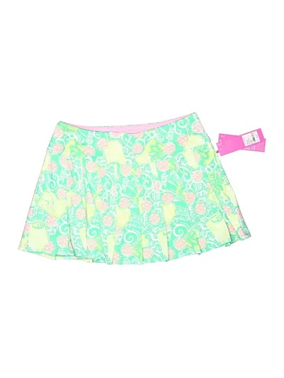 Pre-owned Lilly Pulitzer Luxletic Skort In Green