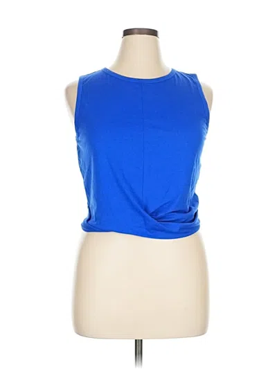 Pre-owned Lilly Pulitzer Luxletic Sleeveless T-shirt In Blue