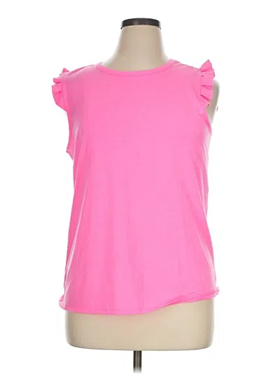 Pre-owned Lilly Pulitzer Luxletic Sleeveless T-shirt In Pink