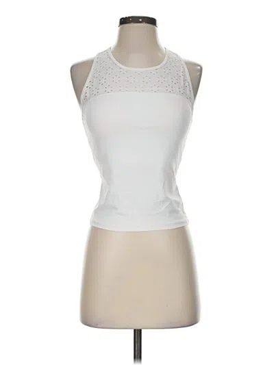 Pre-owned Lilly Pulitzer Luxletic Sleeveless T-shirt In White