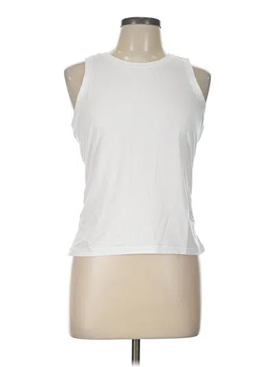 Pre-owned Lilly Pulitzer Luxletic Sleeveless T-shirt In White