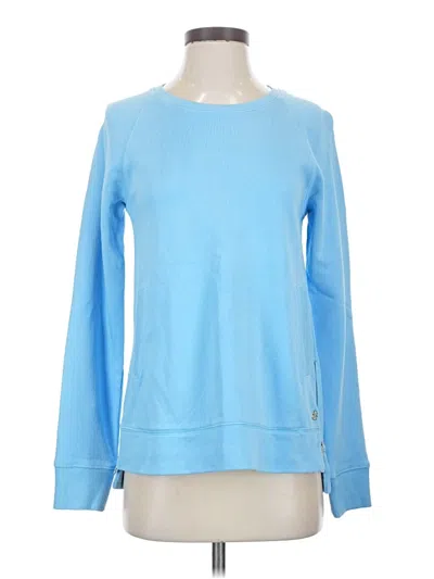 Pre-owned Lilly Pulitzer Luxletic Sweatshirt In Blue