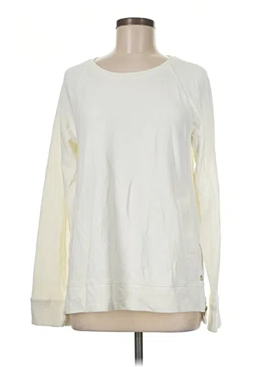 Pre-owned Lilly Pulitzer Luxletic Sweatshirt In Ivory