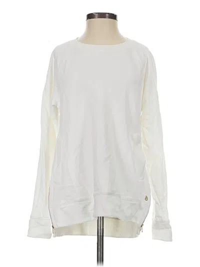 Pre-owned Lilly Pulitzer Luxletic Sweatshirt In White