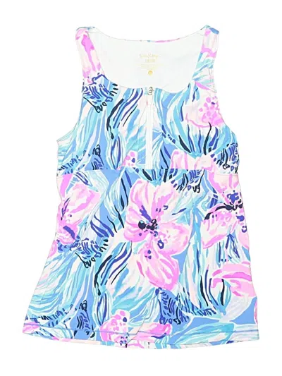 Pre-owned Lilly Pulitzer Luxletic Swimsuit Cover Up In Blue
