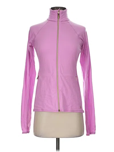 Pre-owned Lilly Pulitzer Luxletic Track Jacket In Pink