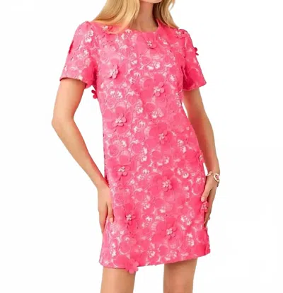 Lilly Pulitzer Malena Lace Shift Dress In Pop Pink