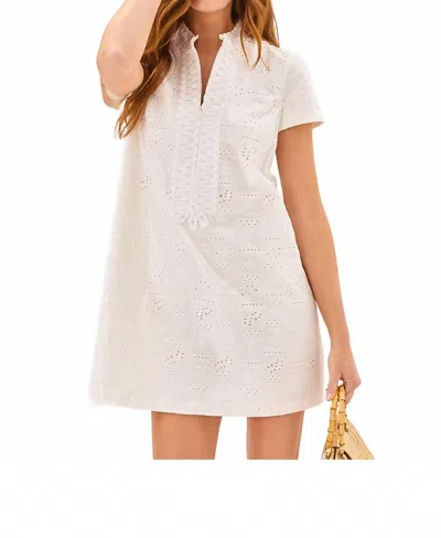 Lilly Pulitzer Mamie Dress Out To Sea In White