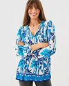 Lilly Pulitzer Marilina Tunic Top In Blue