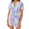 Lilly Pulitzer Marlita Pajama Top In Multi Juicy Story Patch In Multi