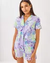 Lilly Pulitzer Marlita Pajama Top In Multi Juicy Story Patch