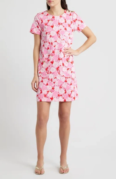 Lilly Pulitzer ® Mattison Floral Cotton Blend Shift Dress In Pink