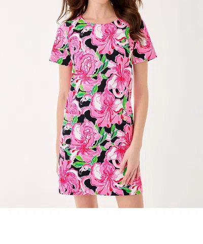 Lilly Pulitzer Mattison Mini Dress In Onyx Party All The Time In Multi
