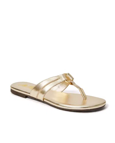 Lilly Pulitzer Mckim Sandal In Gold Metallic