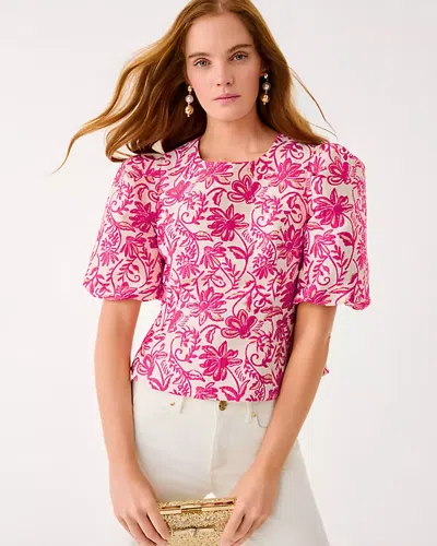 Lilly Pulitzer Medora Jacquard Top In Multi