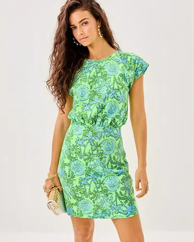 Lilly Pulitzer Melli Blouson Dress In Green