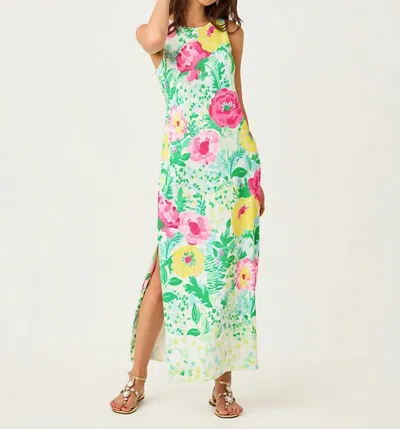 Lilly Pulitzer Melodie Maxi Dress In Multi Poppy Party Engineered Knit Maxi
