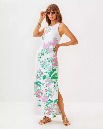 Lilly Pulitzer Melodie Maxi Dress In Multi Oversized Orchids On The Avenue Engineer