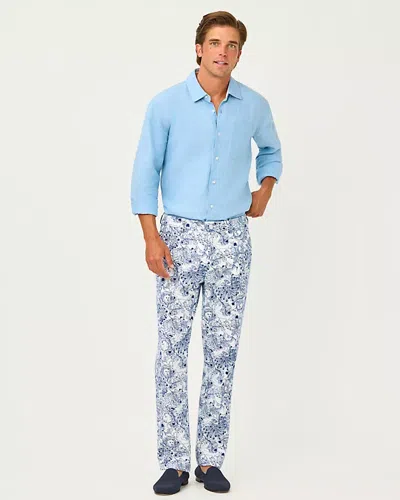 Lilly Pulitzer Men's Stuff 34" Mizner Stretch Pant In Blue