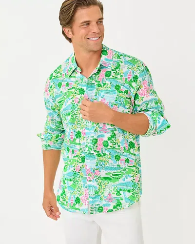 Lilly Pulitzer Men's Stuff Addison Button Down Shirt