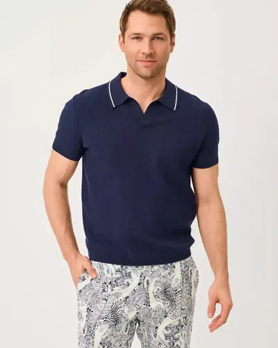 Lilly Pulitzer Men's Stuff Devonn Polo Sweater In Blue